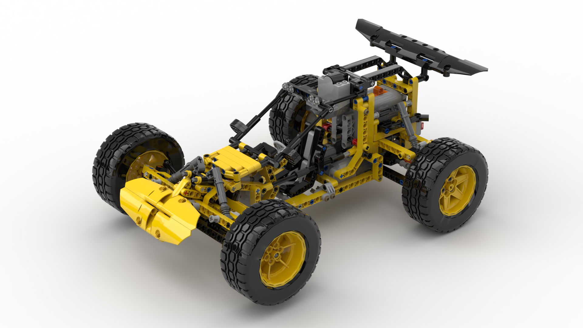 LEGO MOC-20911 Yellow dune buggy (from 42030) (Technic 2019 ...